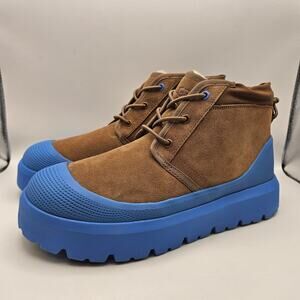 UGG 1143991 Men's 10 HYBRID NEUMEL CHESTNUT SKY BLUE MID